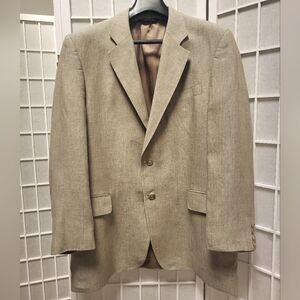 Paul Fredrick Men's Linen Sports Coat, sz L